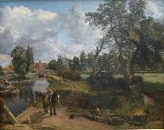John Constable Flatford Mill or Scene on a Navigable River oil painting on canvas